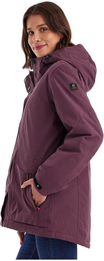 Killtec Functioneel jack Dames Jas Waterdichte ademende damesjas met afneembare capuchon - Foto 6