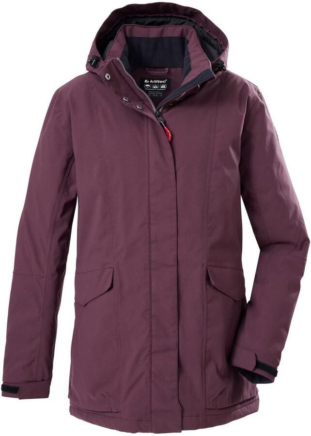 Killtec Functioneel jack Dames Jas Waterdichte ademende damesjas met afneembare capuchon