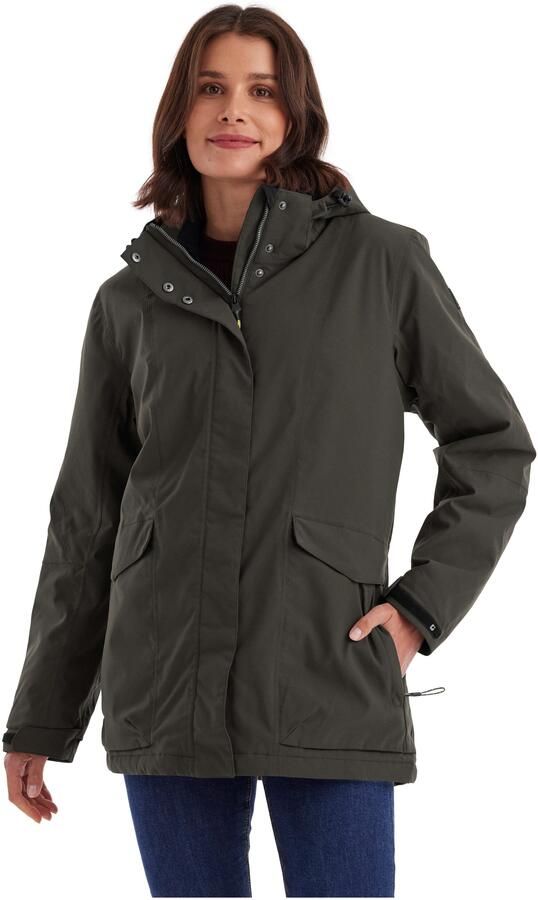 Killtec Functioneel jack Dames Jas Waterdichte ademende damesjas met afneembare capuchon - Foto 7