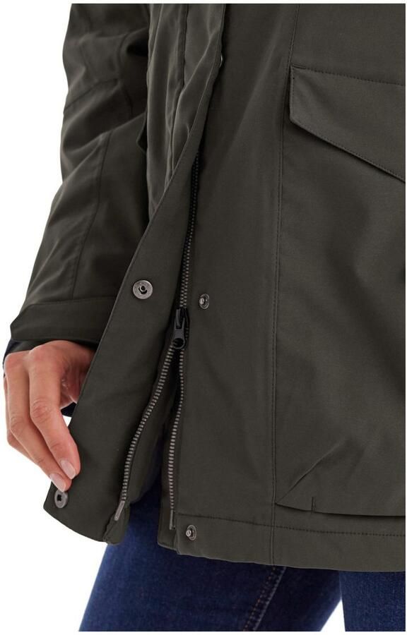 Killtec Functioneel jack Dames Jas Waterdichte ademende damesjas met afneembare capuchon - Foto 4