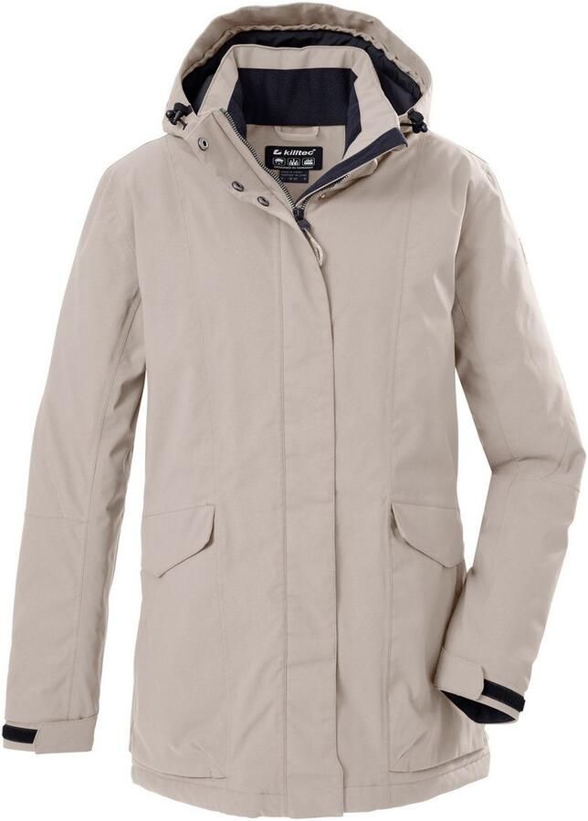 Killtec Functioneel jack Dames Jas Waterdichte ademende damesjas met afneembare capuchon