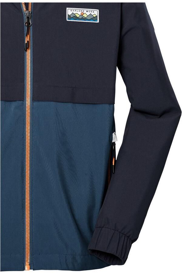 Killtec Functioneel jack KOS 141 BYS JCKT Waterdichte kinderjas Colourblock reflecterend - Foto 4