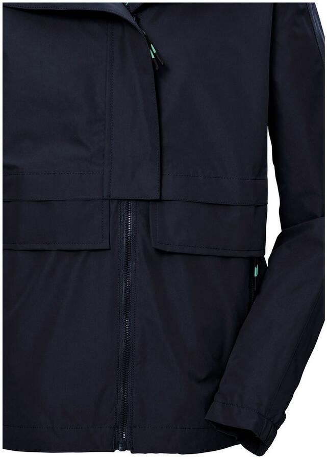 Killtec Functioneel jack KOS 149 GRLS JCKT verstelbare capuchon wind- en waterdicht pfas-vrij geïmpregneerd - Foto 3