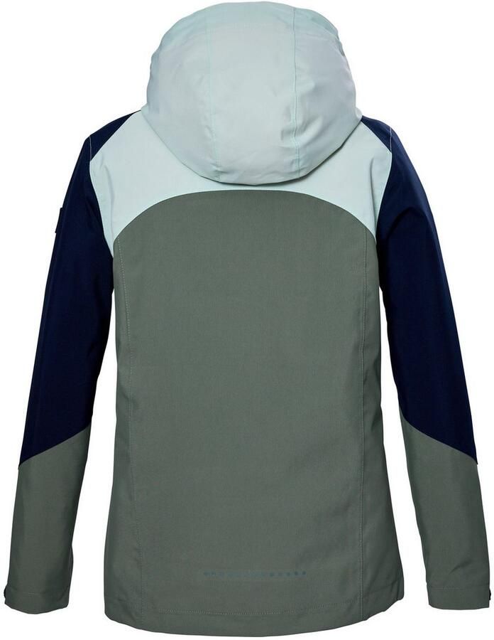 Killtec Functioneel jack KOS 150 GRLS JCKT Wind- en waterdichte kinderjas met verstelbare capuchon PFAS-vrij