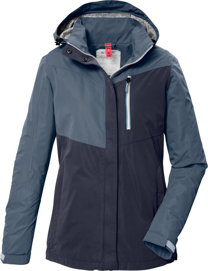 Killtec Functioneel jack KOS 366 WMN JCKT Water- en winddichte damesjas afneembare capuchon PFAS-vrij - Foto 2