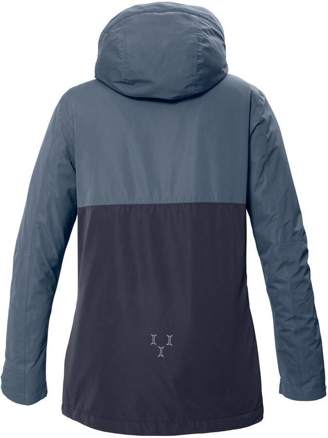 Killtec Functioneel jack KOS 366 WMN JCKT Water- en winddichte damesjas afneembare capuchon PFAS-vrij