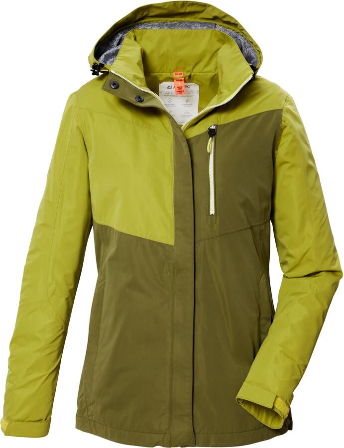 Killtec Functioneel jack KOS 366 WMN JCKT Water- en winddichte damesjas afneembare capuchon PFAS-vrij - Foto 2