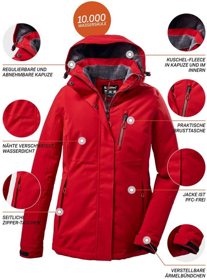 Killtec Functioneel jack KOW 140 WMN JCKT Waterdicht & winddicht & ademend - Foto 2