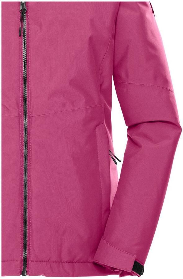 Killtec Functioneel jack KOW 217 GRLS JCKT Wind- en waterdichte kinderjas met fleece en verstelbare capuchon - Foto 4