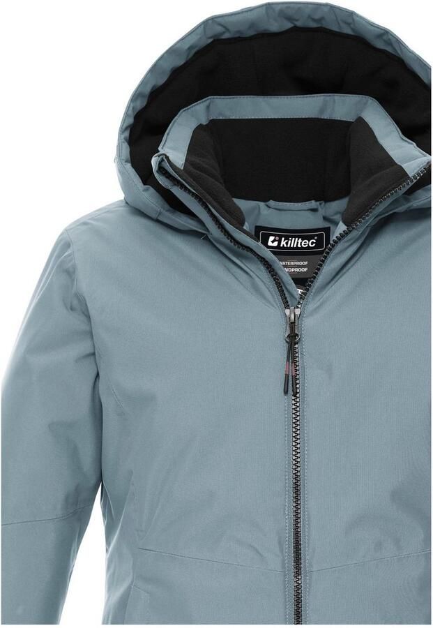 Killtec Functioneel jack KOW 217 GRLS JCKT Wind- en waterdichte kinderjas met fleece en verstelbare capuchon - Foto 3