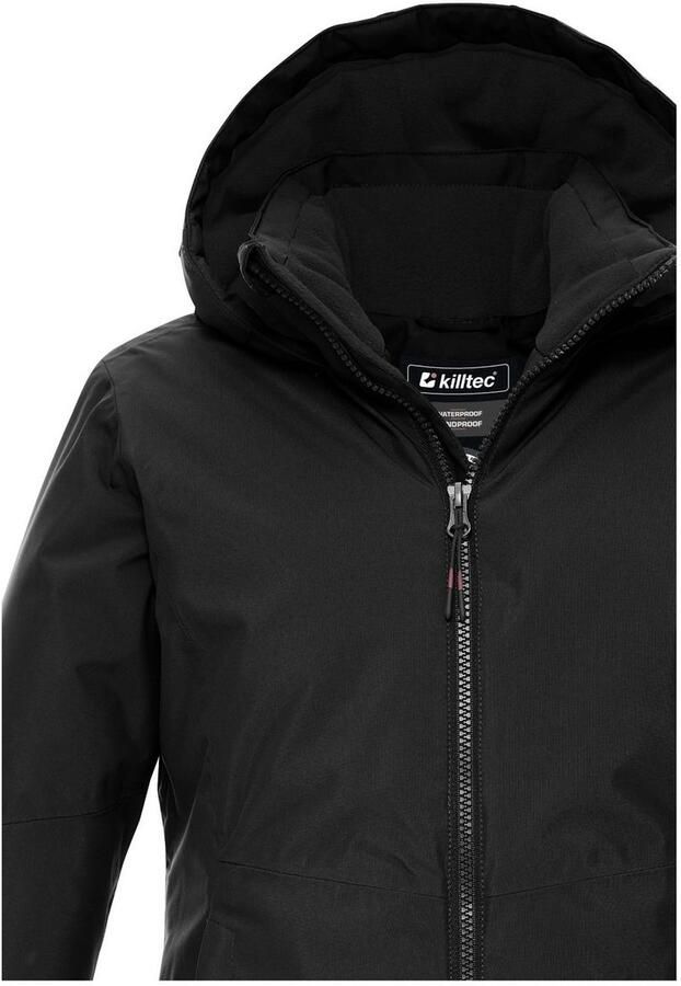 Killtec Functioneel jack KOW 217 GRLS JCKT Wind- en waterdichte kinderjas met fleece en verstelbare capuchon - Foto 3