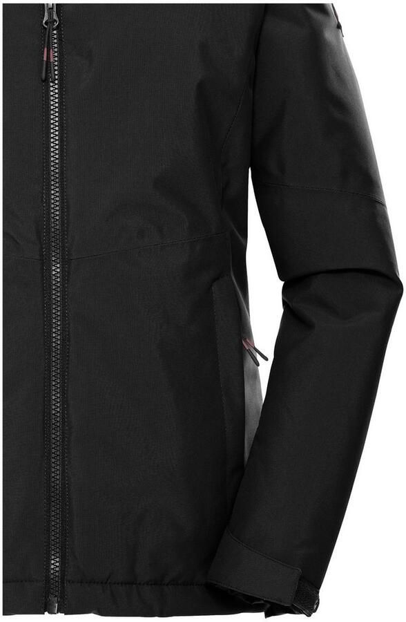 Killtec Functioneel jack KOW 217 GRLS JCKT Wind- en waterdichte kinderjas met fleece en verstelbare capuchon - Foto 4