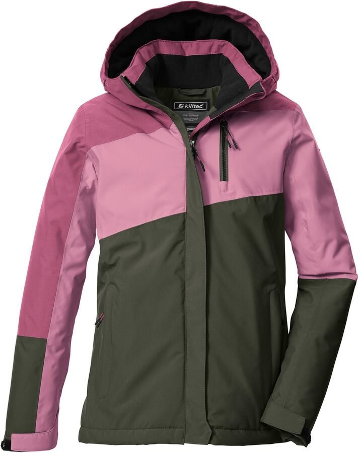 Killtec Functioneel jack KOW 218 GRLS JCKT Winddichte waterdichte kinderjas met verstelbare capuchon - Foto 6