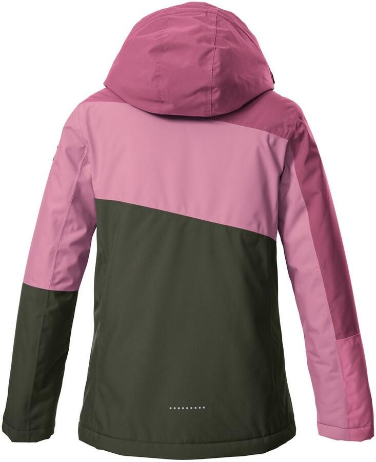 Killtec Functioneel jack KOW 218 GRLS JCKT Winddichte waterdichte kinderjas met verstelbare capuchon