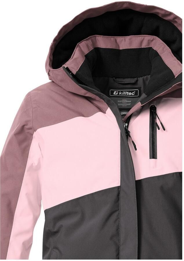 Killtec Functioneel jack KOW 218 GRLS JCKT Winddichte waterdichte kinderjas met verstelbare capuchon - Foto 3