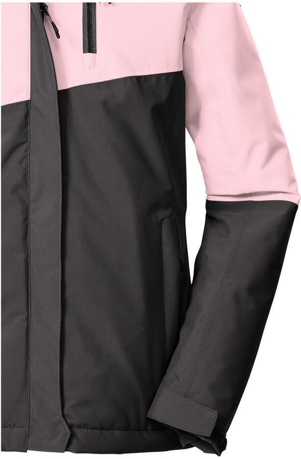 Killtec Functioneel jack KOW 218 GRLS JCKT Winddichte waterdichte kinderjas met verstelbare capuchon - Foto 4