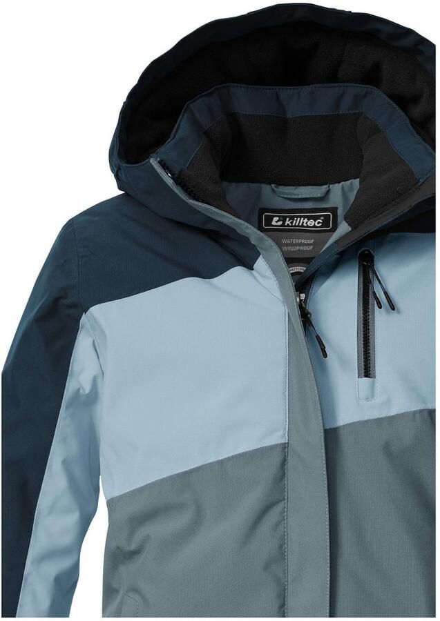 Killtec Functioneel jack KOW 218 GRLS JCKT Winddichte waterdichte kinderjas met verstelbare capuchon - Foto 3