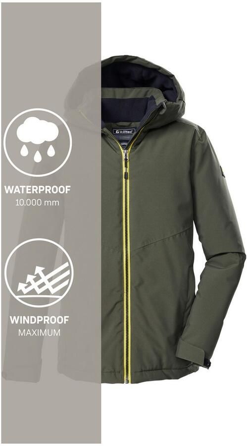 Killtec Functioneel jack KOW 221 BYS JCKT Wind- en waterdichte kinderjas met verstelbare capuchon - Foto 5