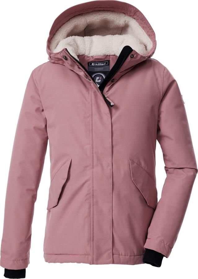 Killtec Functioneel jack KOW 235 GRLS JCKT Wind- en waterdichte kinderjas met teddybont PFAs-vrij geïmpregneerd - Foto 6