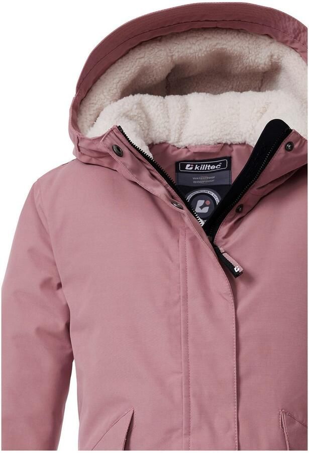 Killtec Functioneel jack KOW 235 GRLS JCKT Wind- en waterdichte kinderjas met teddybont PFAs-vrij geïmpregneerd - Foto 4