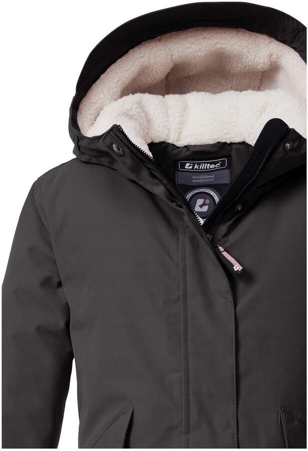 Killtec Functioneel jack KOW 235 GRLS JCKT Wind- en waterdichte kinderjas met teddybont PFAs-vrij geïmpregneerd - Foto 5