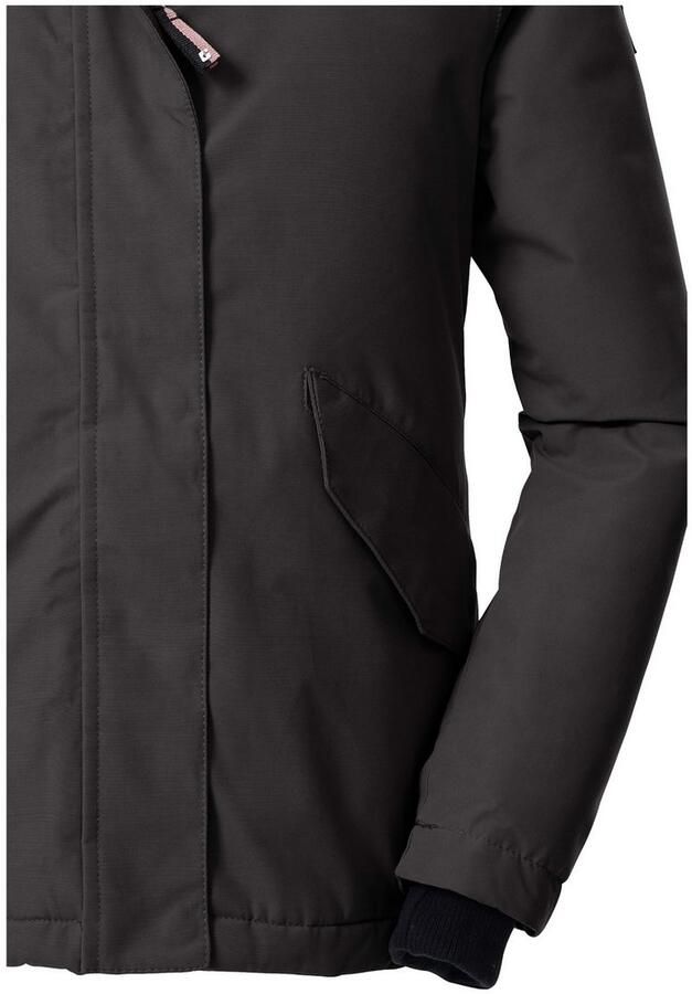 Killtec Functioneel jack KOW 235 GRLS JCKT Wind- en waterdichte kinderjas met teddybont PFAs-vrij geïmpregneerd - Foto 4