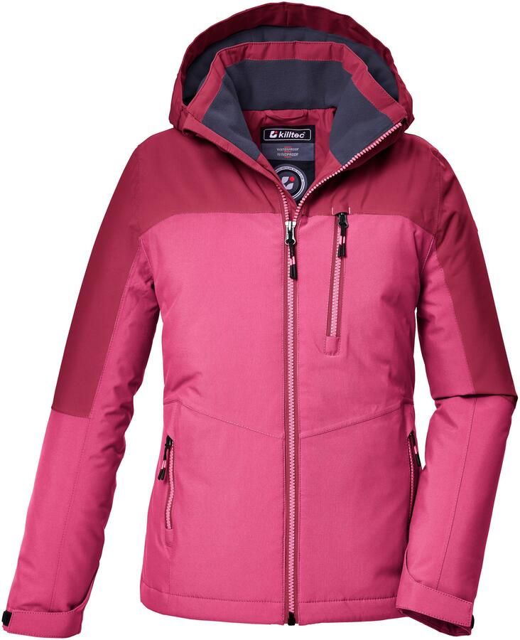 Killtec Functioneel jack KOW 353 GRLS JCKT Waterdichte meisjesjas met capuchon sneeuwvanger en fleece-inzet - Foto 5