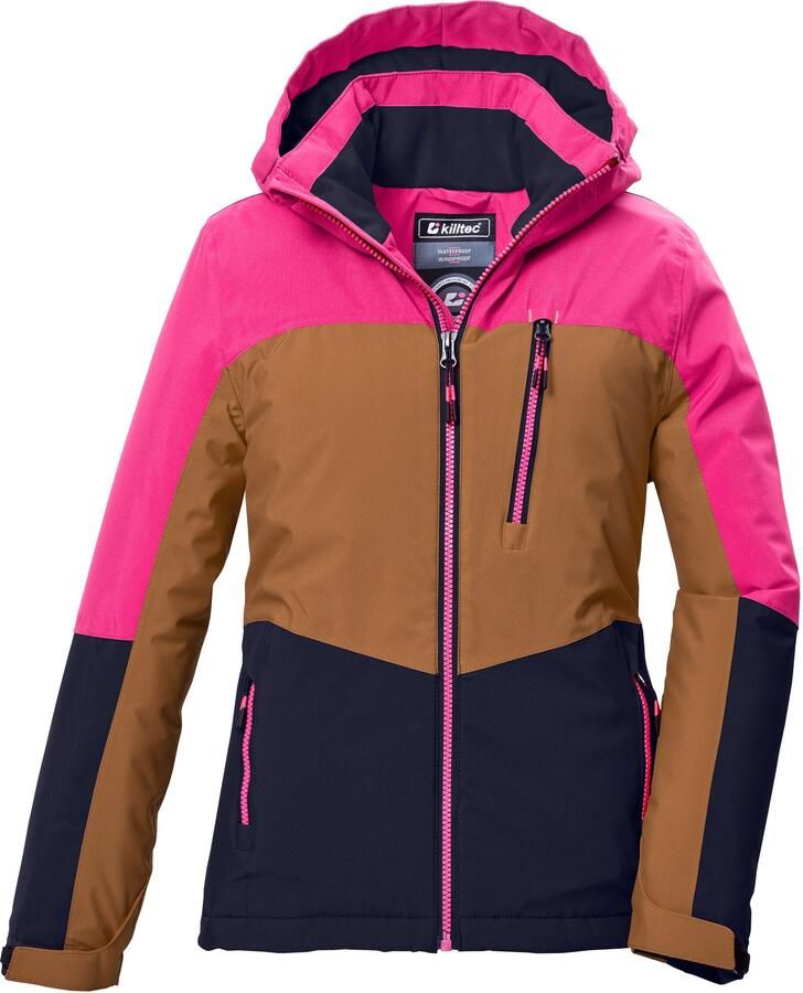 Killtec Functioneel jack KOW 354 GRLS JCKT Waterdichte jas met capuchon en sneeuwvanger PFAS-vrij geïmpregneerd - Foto 4