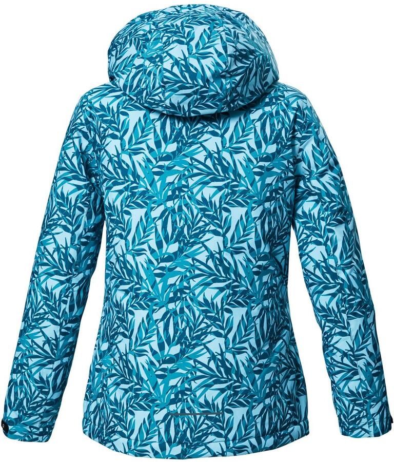 Killtec Functioneel jack KOW 355 GRLS JCKT Waterdichte meisjesjas met capuchon sneeuwvanger en fleece