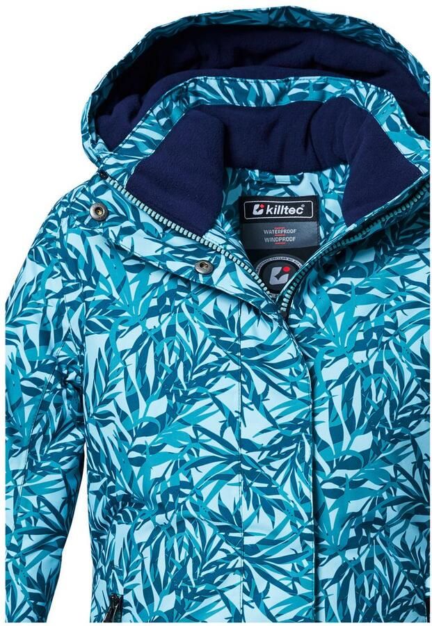 Killtec Functioneel jack KOW 355 GRLS JCKT Waterdichte meisjesjas met capuchon sneeuwvanger en fleece - Foto 4