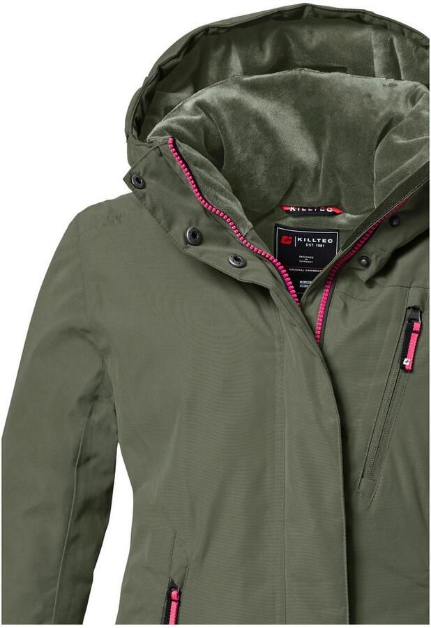 Killtec Functioneel jack KOW 356 GRLS JCKT Waterdichte meisjesjas met capuchon verstelbare manchetten - Foto 3