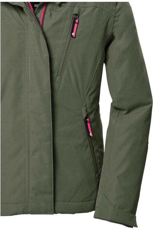 Killtec Functioneel jack KOW 356 GRLS JCKT Waterdichte meisjesjas met capuchon verstelbare manchetten - Foto 4