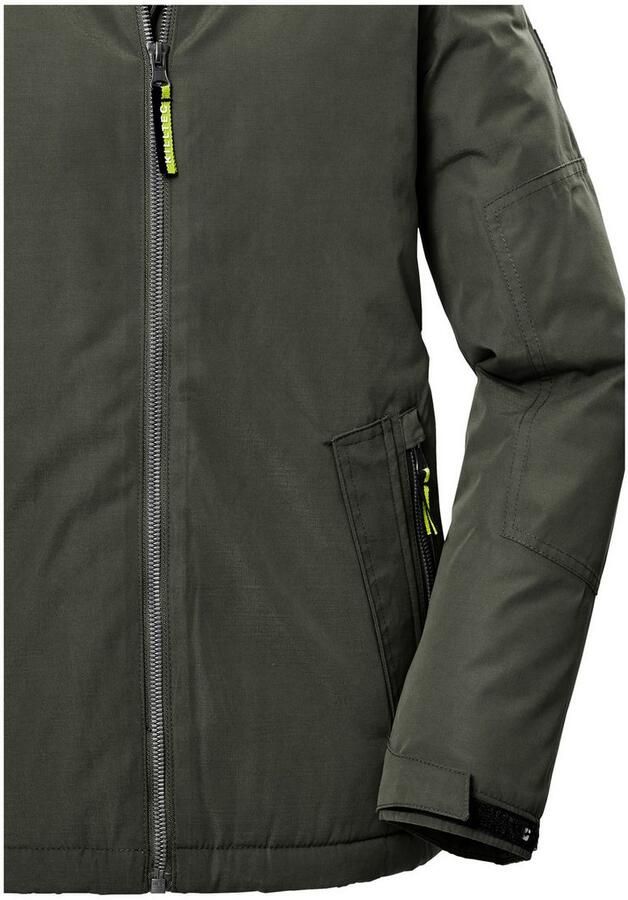Killtec Functioneel jack KOW 377 BYS JCKT Waterdicht functioneel jack met capuchon warme voering en kinbescherming - Foto 5