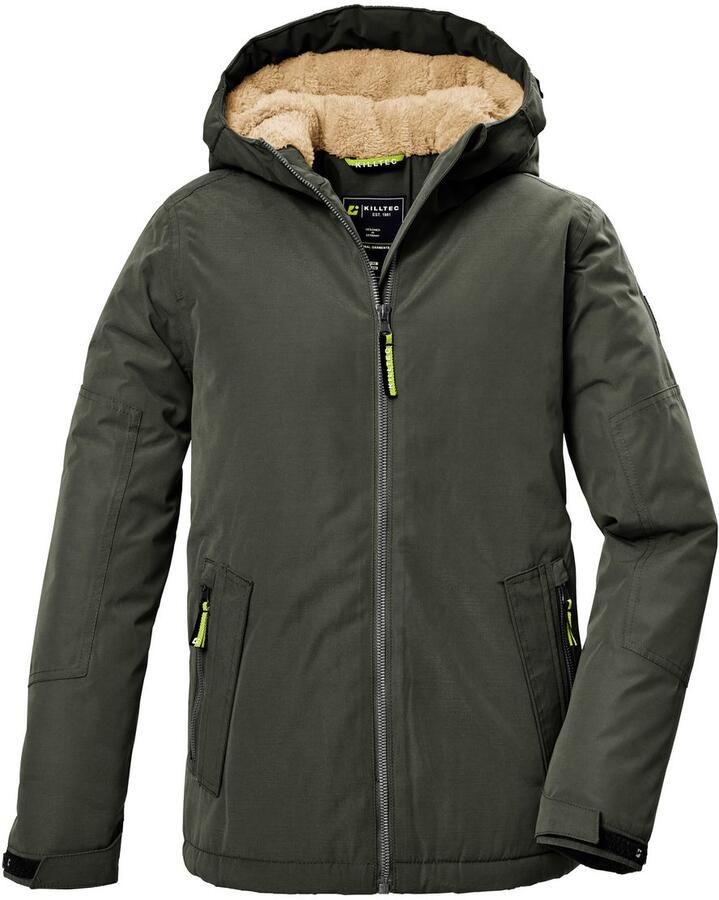 Killtec Functioneel jack KOW 377 BYS JCKT Waterdicht functioneel jack met capuchon warme voering en kinbescherming