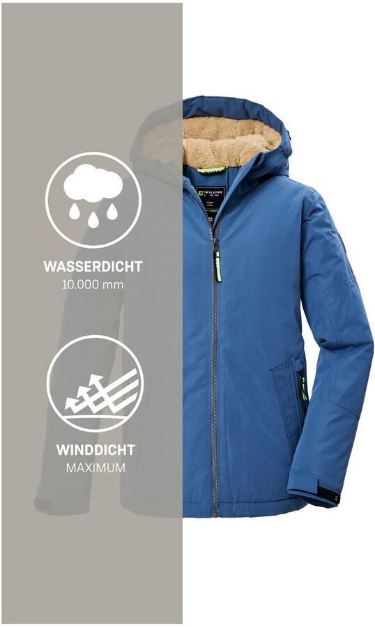 Killtec Functioneel jack KOW 377 BYS JCKT Waterdicht functioneel jack met capuchon warme voering en kinbescherming - Foto 9