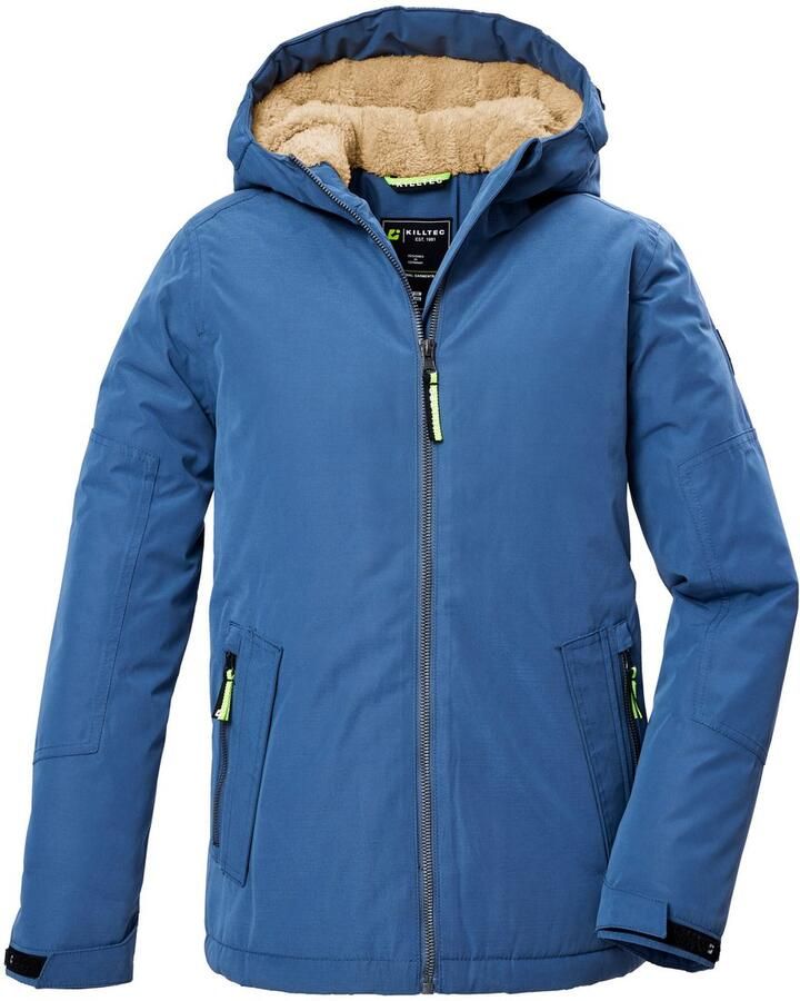 Killtec Functioneel jack KOW 377 BYS JCKT Waterdicht functioneel jack met capuchon warme voering en kinbescherming