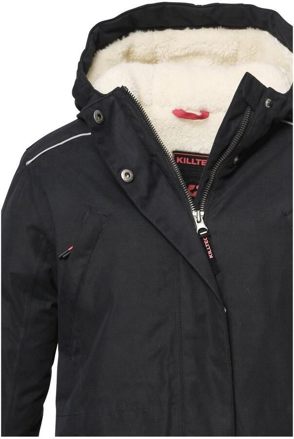 Killtec Functionele jas KOW 142 GRLS CT Water- en winddichte jas met teddyvacht en afneembare capuchon - Foto 4