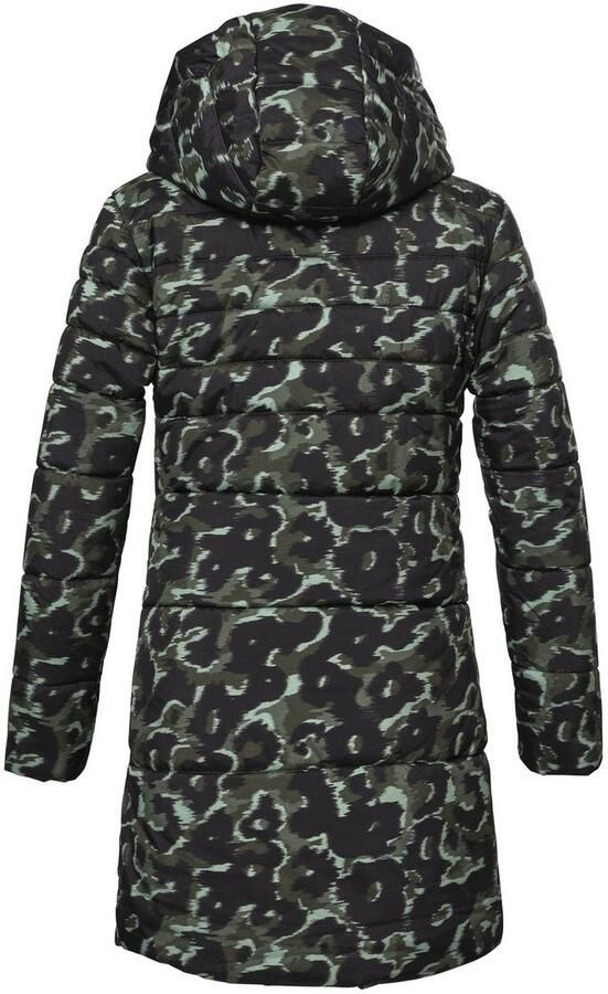 Killtec Functionele parka KOW 143 GRLS PRK Omkeerbare meisjes gewatteerde jas waterafstotend ademend