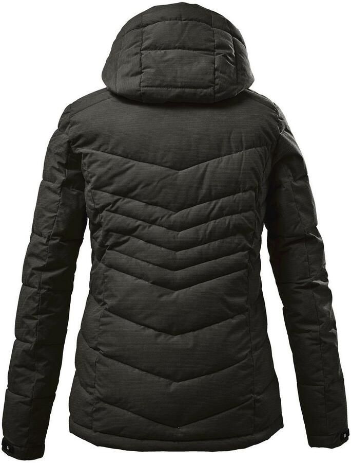 Killtec Gewatteerde jas KOW 149 WMN QLTD JCKT Water- en windafstotend ademend afneembare capuchon