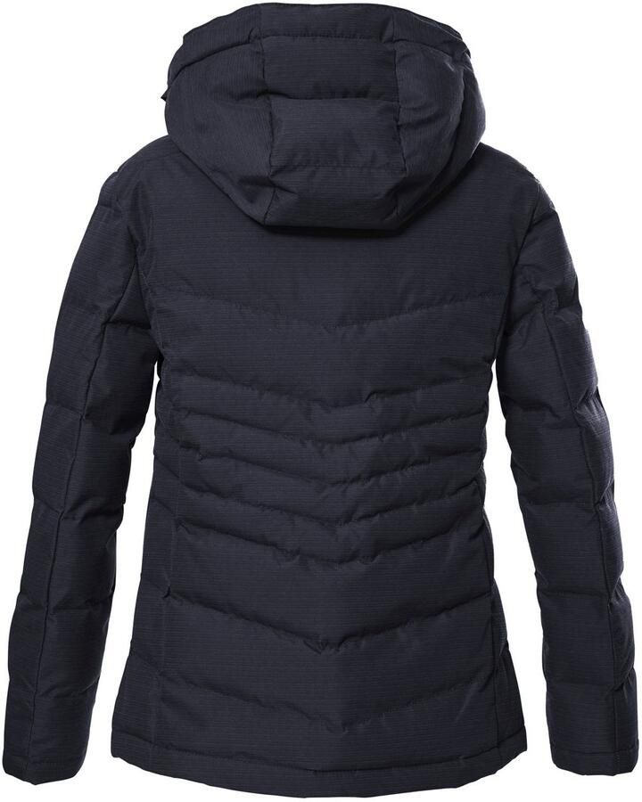 Killtec Gewatteerde jas KOW 166 GRLS QLTD JCKT Waterafstotende meisjes gewatteerde jas met capuchon verstelbare mouwen