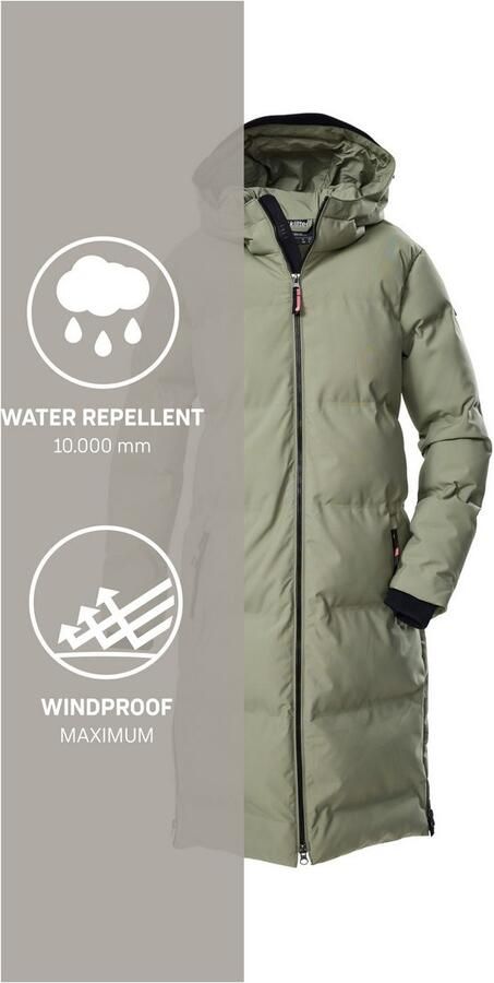 Killtec Gewatteerde jas KOW 237 GRLS QLTD CT Winddichte waterafstotende kinder tel reflecterende ele ten - Foto 5