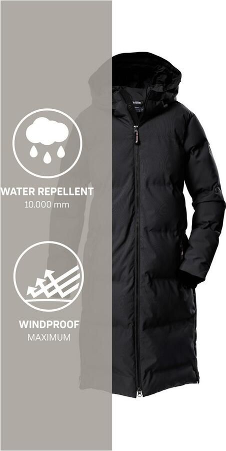 Killtec Gewatteerde jas KOW 237 GRLS QLTD CT Winddichte waterafstotende kinder tel reflecterende ele ten - Foto 6