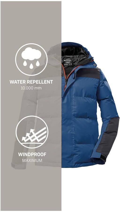 Killtec Gewatteerde jas KOW 31 BYS QLTD JCKT Kinder winterjas gevoerd wind- en waterafstotend ade d - Foto 4