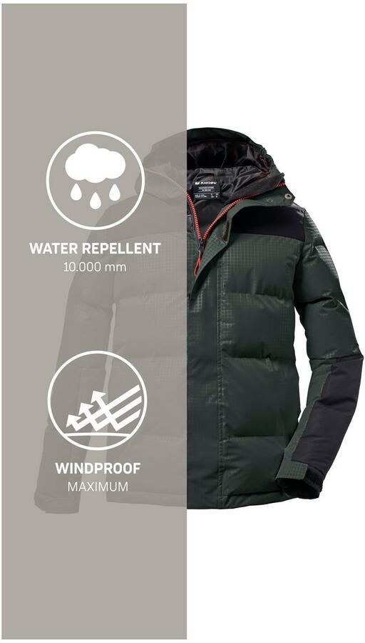 Killtec Gewatteerde jas KOW 31 BYS QLTD JCKT Kinder winterjas gevoerd wind- en waterafstotend ade d - Foto 5