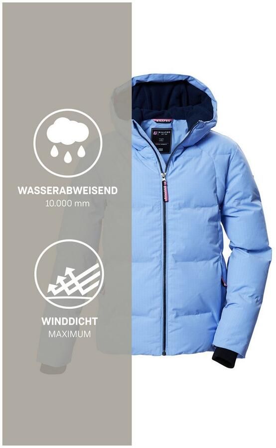 Killtec Gewatteerde jas KOW 357 GRLS QLTD JCKT Waterafstotende meisjesjas met capuchon ademend warm - Foto 8