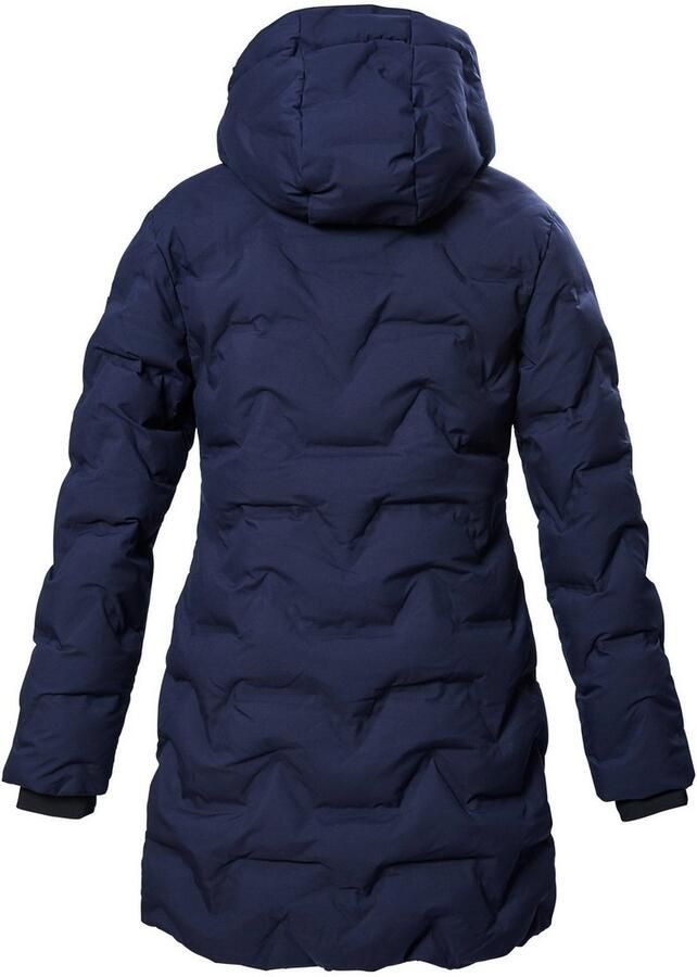 Killtec Gewatteerde jas KOW 358 GRLS QLTD PRK Winddichte waterafstotende kinderparka met 10.000 mm waterkolom