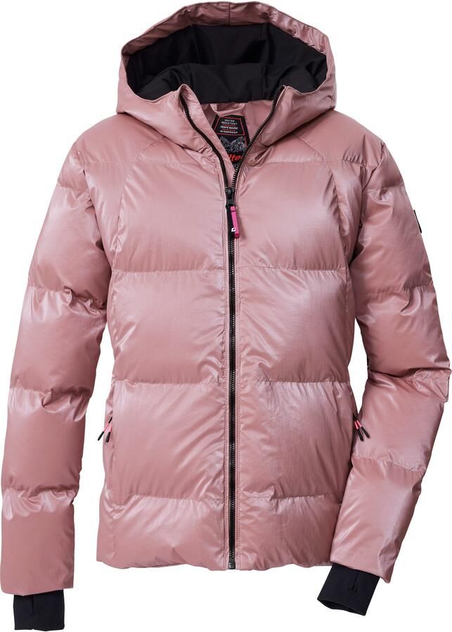 Killtec Gewatteerde jas KSW 210 GRLS QLTD JCKT Metallic look waterafstotend warm PFAs-vrij geïmpregneerd - Foto 7