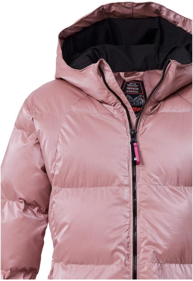 Killtec Gewatteerde jas KSW 210 GRLS QLTD JCKT Metallic look waterafstotend warm PFAs-vrij geïmpregneerd - Foto 4