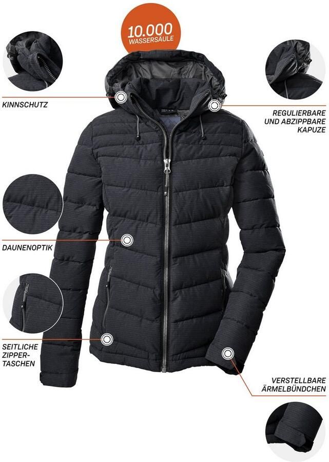 Killtec Gewatteerde jas Skane WMN Quilted JCKT A - Foto 3