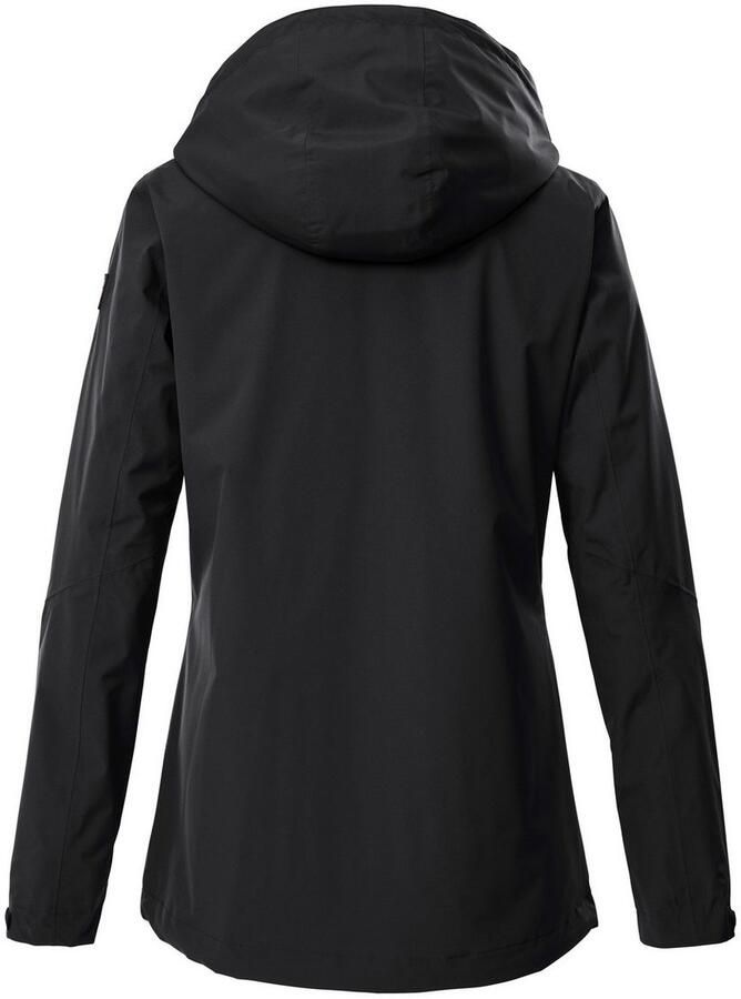Killtec Outdoorjack Dames regenjas OOKS 1 Lichte water- en winddichte jas ademend afneembare capuchon - Foto 2